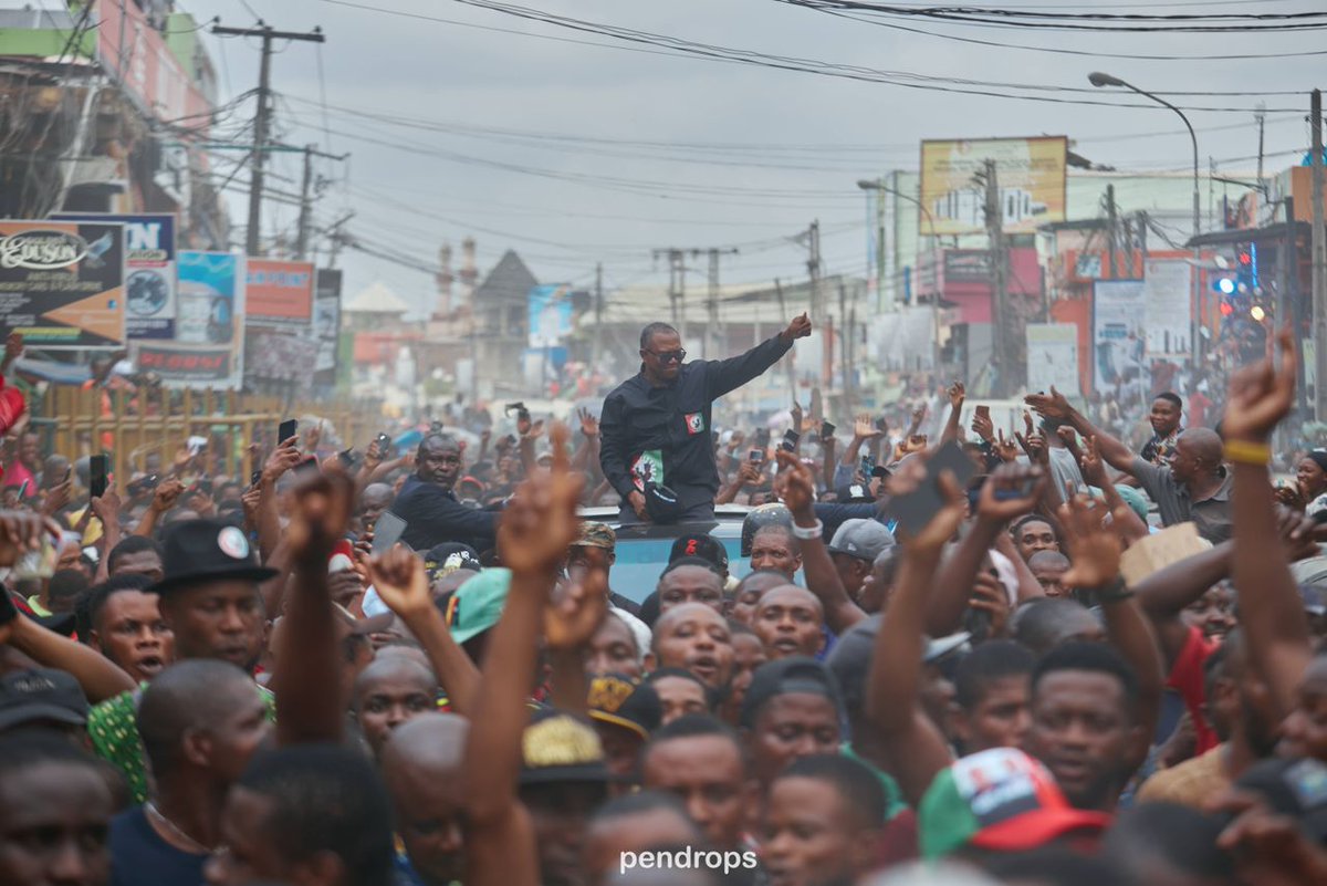AdamaJohnson4's tweet photo. What a privilege to be out with Mr President, GCFR, Federal Republic of Nigeria (incoming) @PeterObi /Datti #TBS
#NigeriaDecides Possible #Adamu #LASMA MC Oluomo #ObiDattiInLagos #ObiIsComing
#RapperAKA Alaba International
#TBS #VoteLP City Boy
#LabourPartyNG #AfricanGiant https://t.co/vAjTo2gLn1