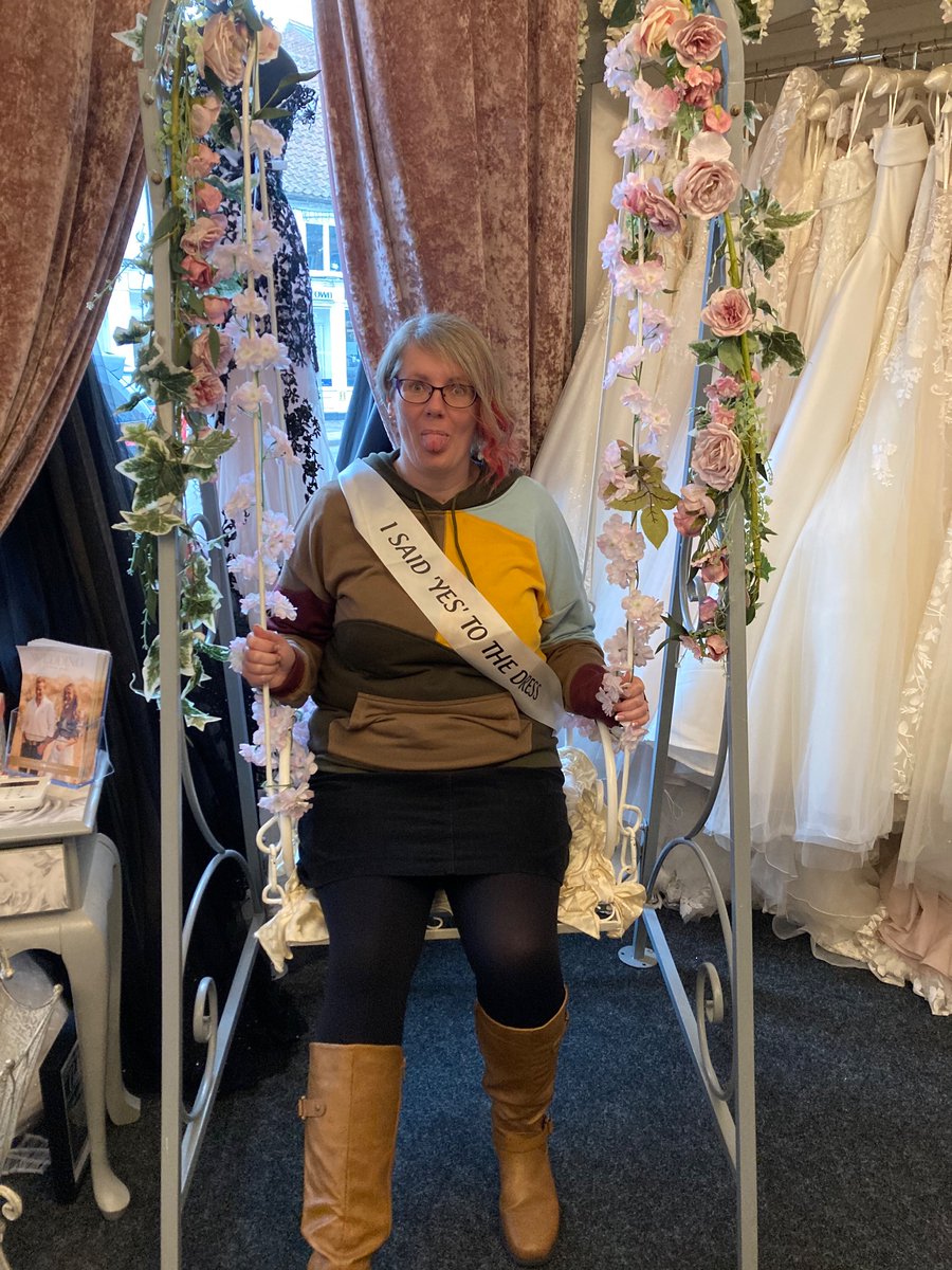 Best way to spend a weekend off…..wedding dress shopping for my sis….beautiful and emotional….happy days! #sayyestothedress