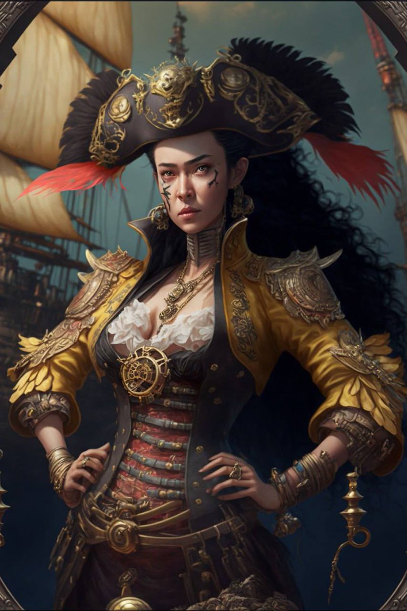 NFT XSTO 
Theme: Pirates 🏴‍☠️

NFT: Pirates Collection
Artist: <a href="/S_e_r_g_i_o_589/">🪬S_E_R_G_I_O_589🎨</a> 
Number: 16 
Utility: XRP Reward
Reward: 1% of the purchase amount
Frequency: weekly (Tuesday)
Marketplace: Xmart 
Link: (xmart.art/collections/XS…)

#NFTartist #NFTCommuntiy #NFTCollection #NFTGiveaway