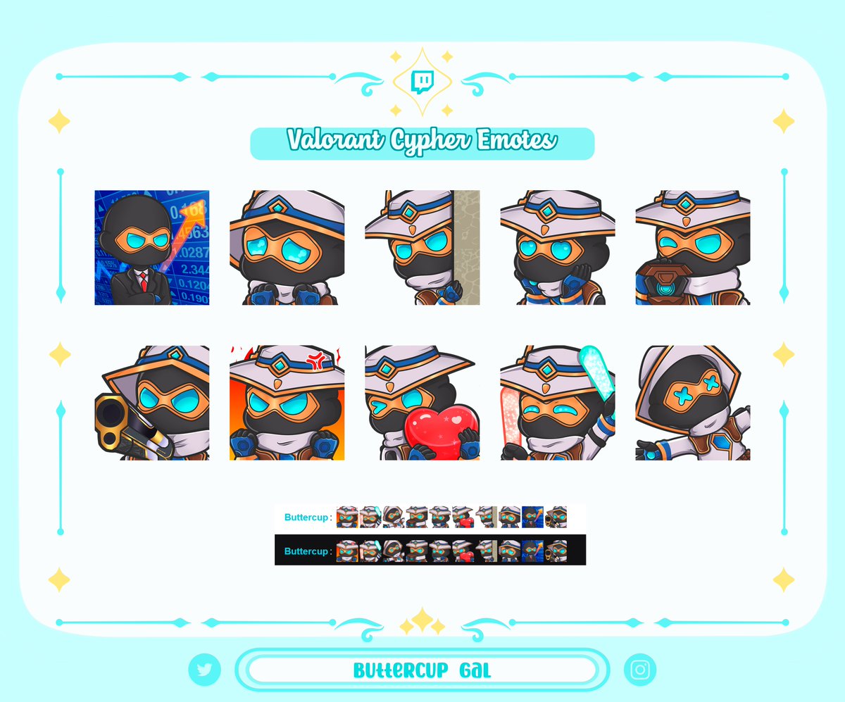 Buttercup__Gal's tweet photo. Emotes todos preciosos de Cypher!
disponibles en ko-fi y Etsy
https://t.co/N6vgqd1QcP
https://t.co/bMD0cS8ki2
Cada ♡/↺ es un: no te rindas algún día alguien te seguirá en ko-fi
#twitch #TwitchEmoteArtist #twitchemotes #Anime #Art #cute #chibiart #cyphertwt https://t.co/MIe02O2qs1