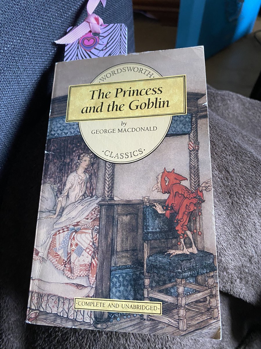 Book 4 of 2023. A book I haven’t read before although I loved watching an animated adaptation of this story as a child. #theprincessandthegoblin #georgemacdonald