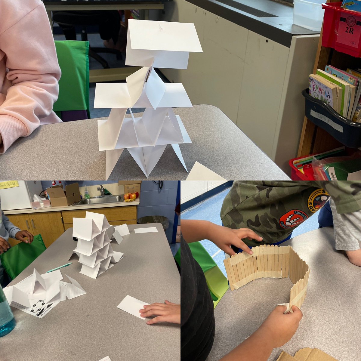 This week in STEAM….began our avalanche challenge in 4th grade &amp;build windproof houses in 3rd An amazing week <a href="/VailsGateBP/">C.Briscoe Perez</a> <a href="/VailsGateEC/">Eileen Cruz</a>