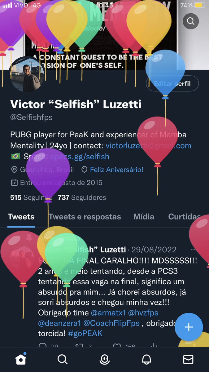 Victor “Selfish” Luzetti tweet media