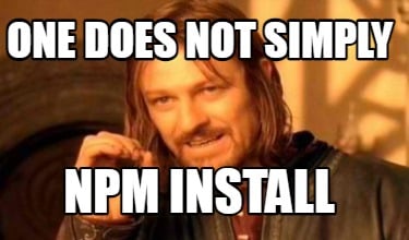 Me: learning Typescript and trying to understand the ins and outs of the language.

The community: just add an npm package and it will be fixed!