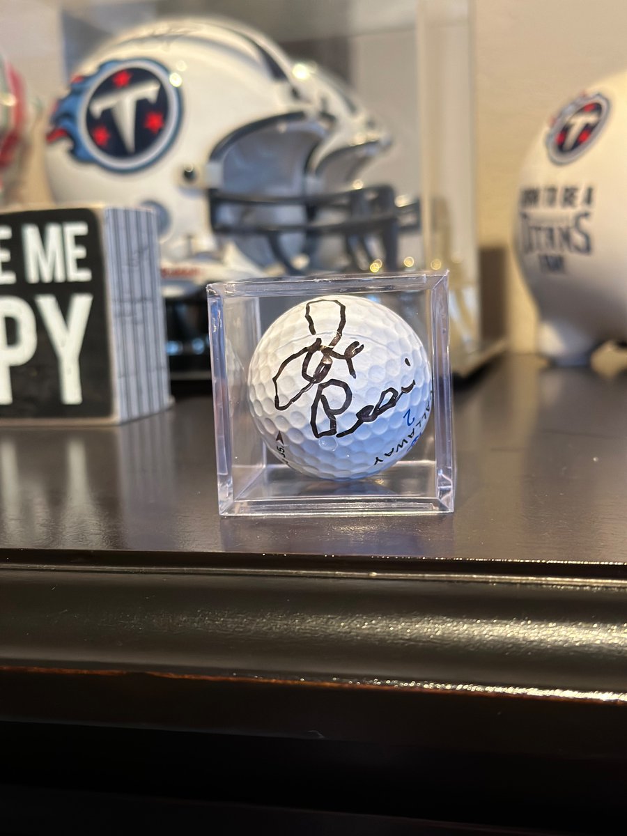 JonCampanaro's tweet photo. @JoePisapia17 heard you say Joe Pesci. I used to work at the NJ course you mentioned, in ‘99. I asked him to sign his ball and he said “do you know how f’in hard it is to sign a golf ball?…me neither..(signs it)…it’s f’in hard” https://t.co/fGqa70ECzF