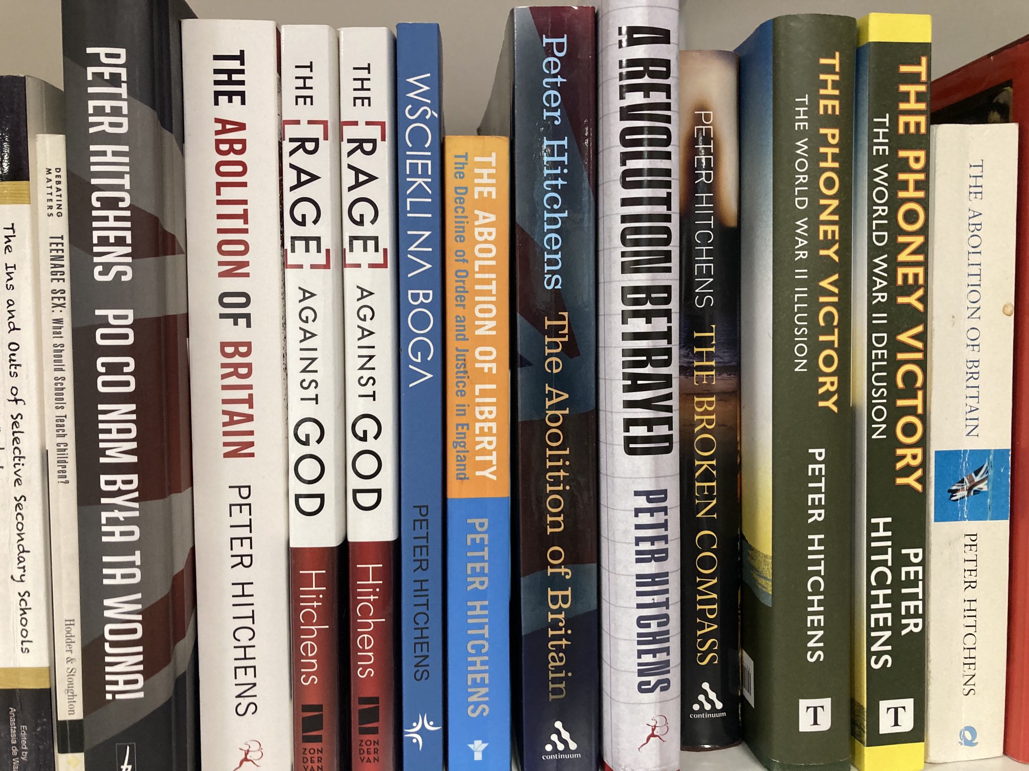 Peter Hitchens on Twitter "Signed copies of ‘A Revolution Betrayed