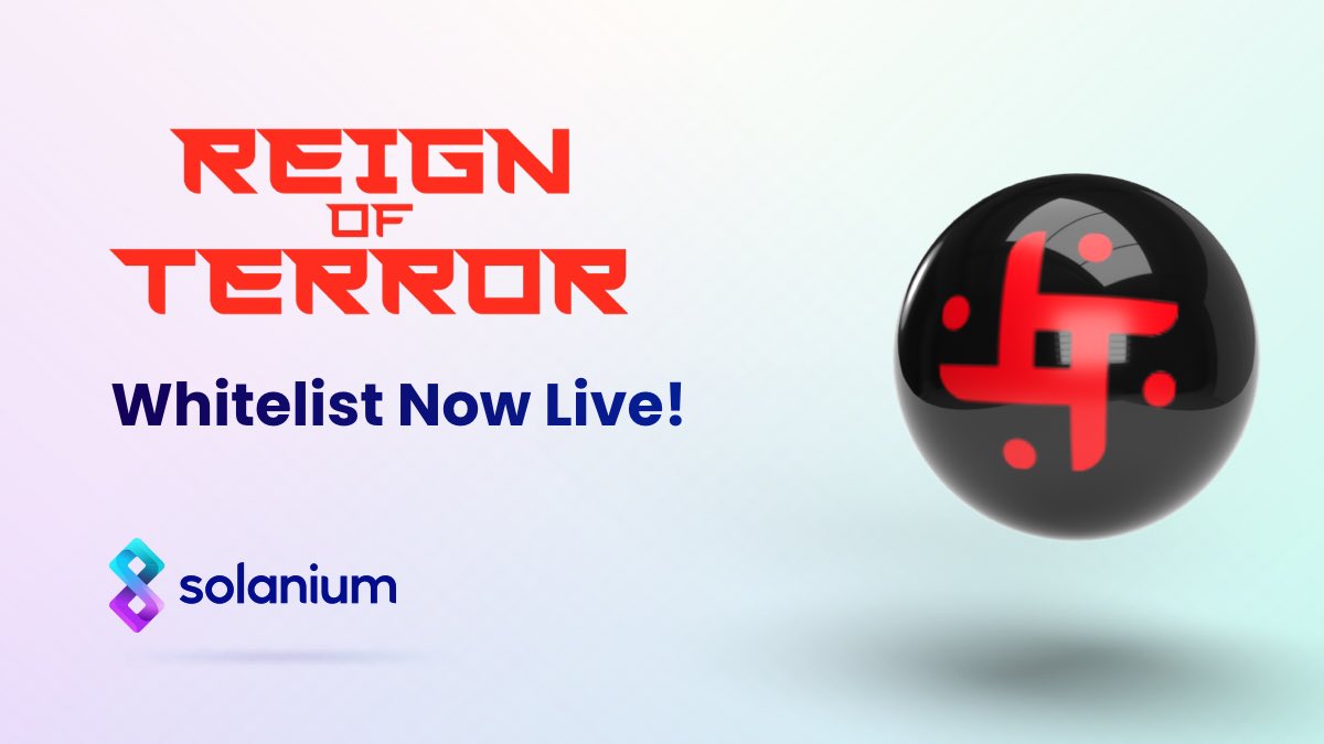 Whitelist for <a href="/RoTTheGame/">Reign of Terror</a> now Live! 🎉