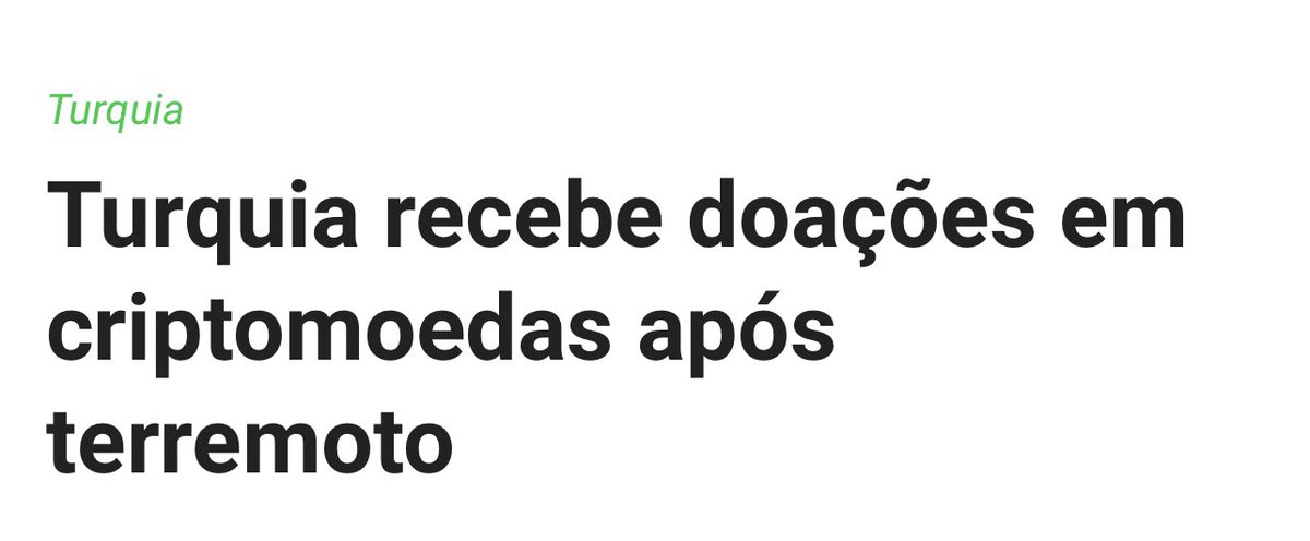 voce_crypto's tweet photo. Em meio o caos do terremoto que já matou mais de 20mil pessoas a alternativa encontrada para que as doações cheguem de forma rápida e descomplicada foi através de criptomoedas… continua👉🏻 https://t.co/6k2w0MbpVf