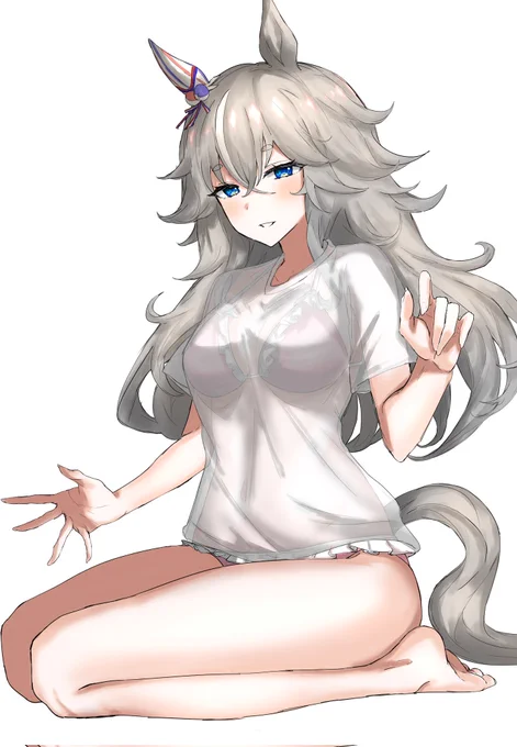 水着アキュートの落描き 