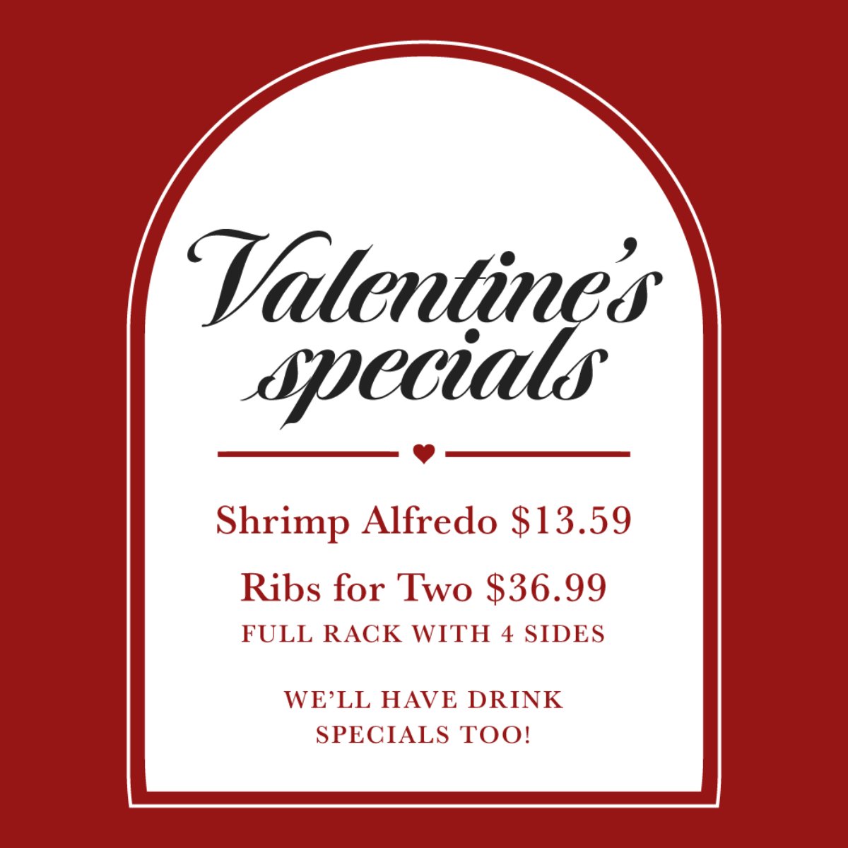 backporchsaloon's tweet photo. A romantic evening awaits! The table's all set for you and your valentine. We recommend our specials!  #TikiBar #LunchSpecials #TheBackPorch #TheBackPorchSaloon #Beer #ValentinesDay https://t.co/xtEffxv1Ft
