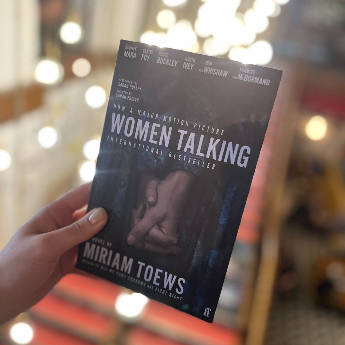 Oscar-nominee #WomenTalking has preview screenings at Picturehouse from today! 

To celebrate, we've got a copy of the book to giveaway - signed by Claire Foy, Jessie Buckley, Ben Whishaw and director Sarah Polley.

To enter, simply follow us + RT this before 17/02/23! UK only.