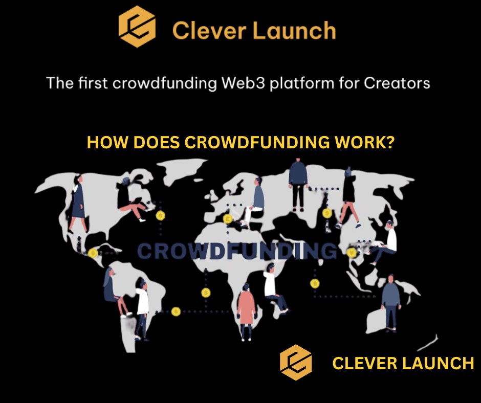 cleverlaunch's tweet photo. How does crowdfunding work?
Crowdfunding for business campaigns consists of these major parts:
- Goal
- Incentives
- Timeline
Three aspects:
- A campaign initiator
- Individuals or groups interested
- The crowdfunding platform
Please send : https://t.co/MxiseLEUHT https://t.co/j2VD9WS6Bz