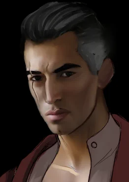 Speedpainting Daud from Dishonored  