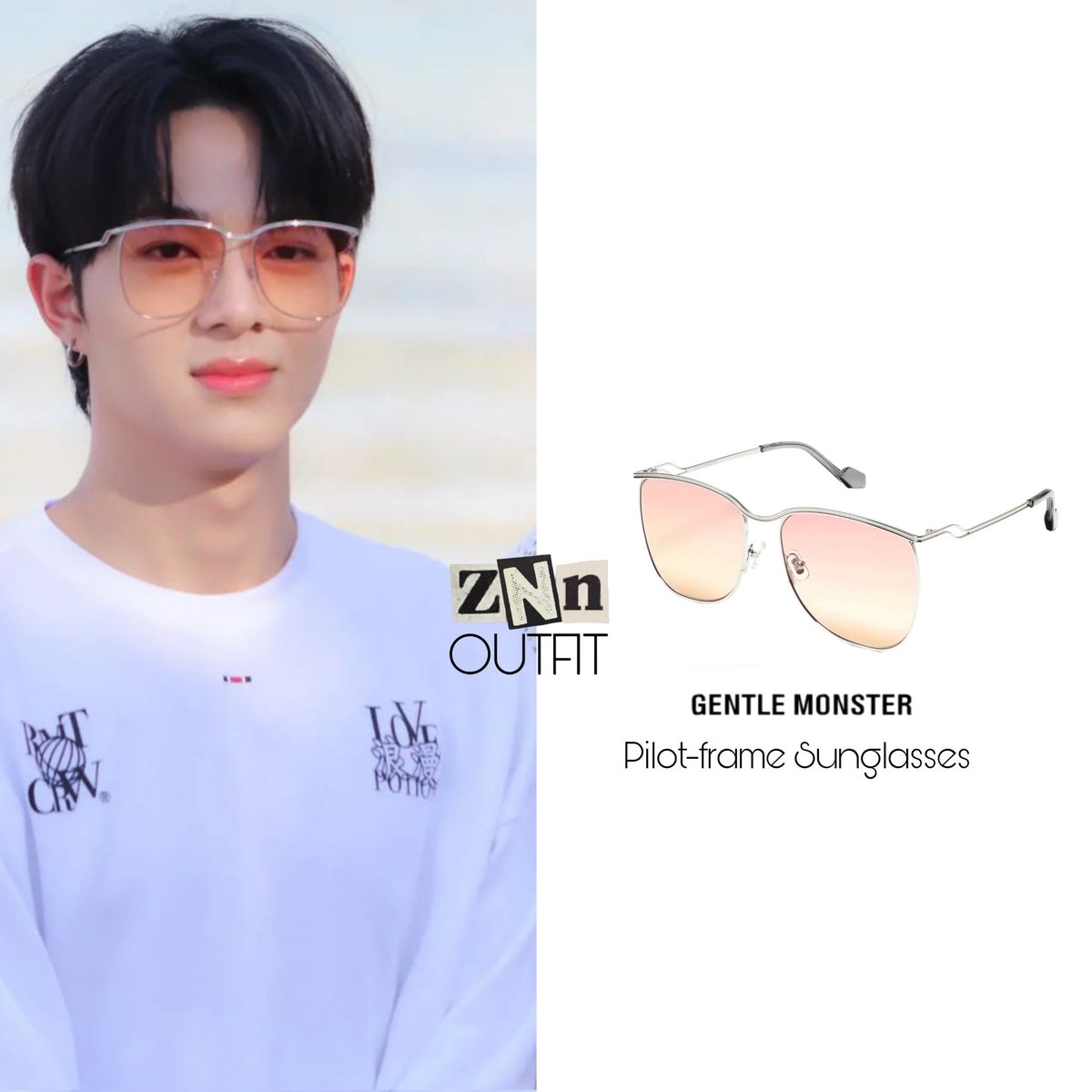 ZNN_Outfit's tweet photo. Wearing GENTLE MONSTERS Pilot-frame Sunglasses

#cutiepieseries #cutiepietheseries #domunditv #zeepruk #zeeprukpanich #nunew #nunewchawarin #zeenew #zeenunew #TFSSunkissedDatexZeeNuNew https://t.co/UM3ogfWYP5