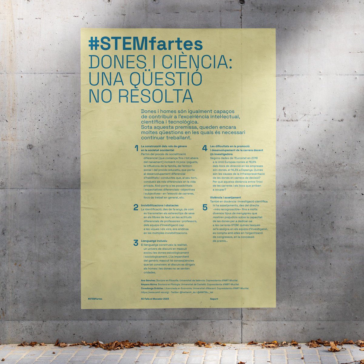 FallaElMocador's tweet photo. Ajuda’ns a difondre el manifest d’@AMITMu_Val que reivindica la dona i la xiqueta en la ciència publicat al #llibret de @FallaElMocador #STEMfartes. 

📚📚📚

https://t.co/yD30yShC5n https://t.co/JtEHdHULSA