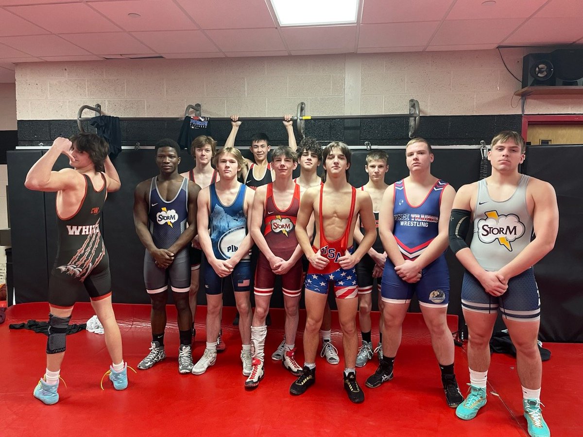 Varsity singlet practice this morning!