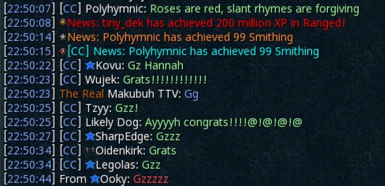 SoA_RS's tweet photo. Congratulations Polyhymnic on achieving 99 Smithing!

#rs3 #soa #smithing #runescape https://t.co/Z3o8CbJfjA
