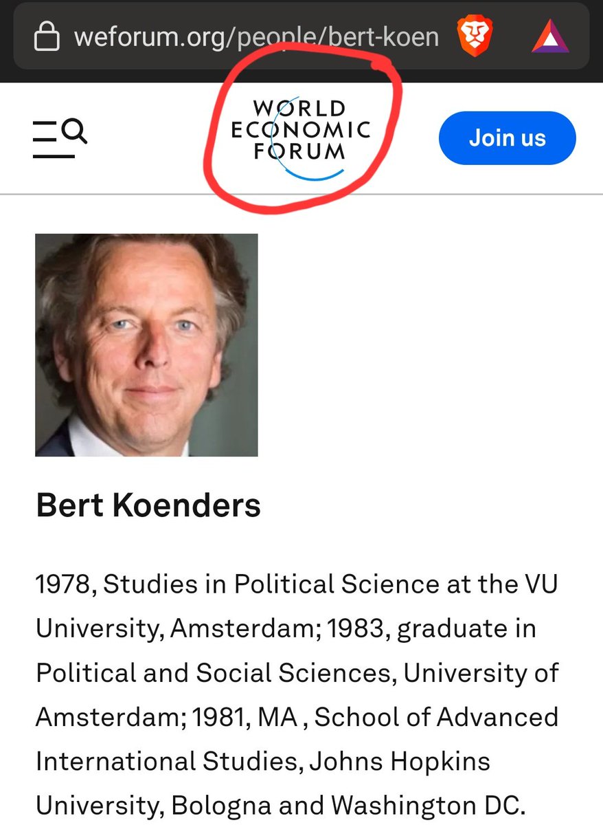 G11Sven's tweet photo. Bert #masonslaafje Koenders
Vm. TK #PvdA. Onderdeel @UN, @WorldBank, @JohnsHopkins, @NATO, @WEF, @CrisisGroup, @UniLeiden = min. 7x π©= #Shill!
#PiramidHands
#TwoGuysHangingOut
#WEFpuppet
#Macchiavelli πΏ https://t.co/qhytsXICkL
