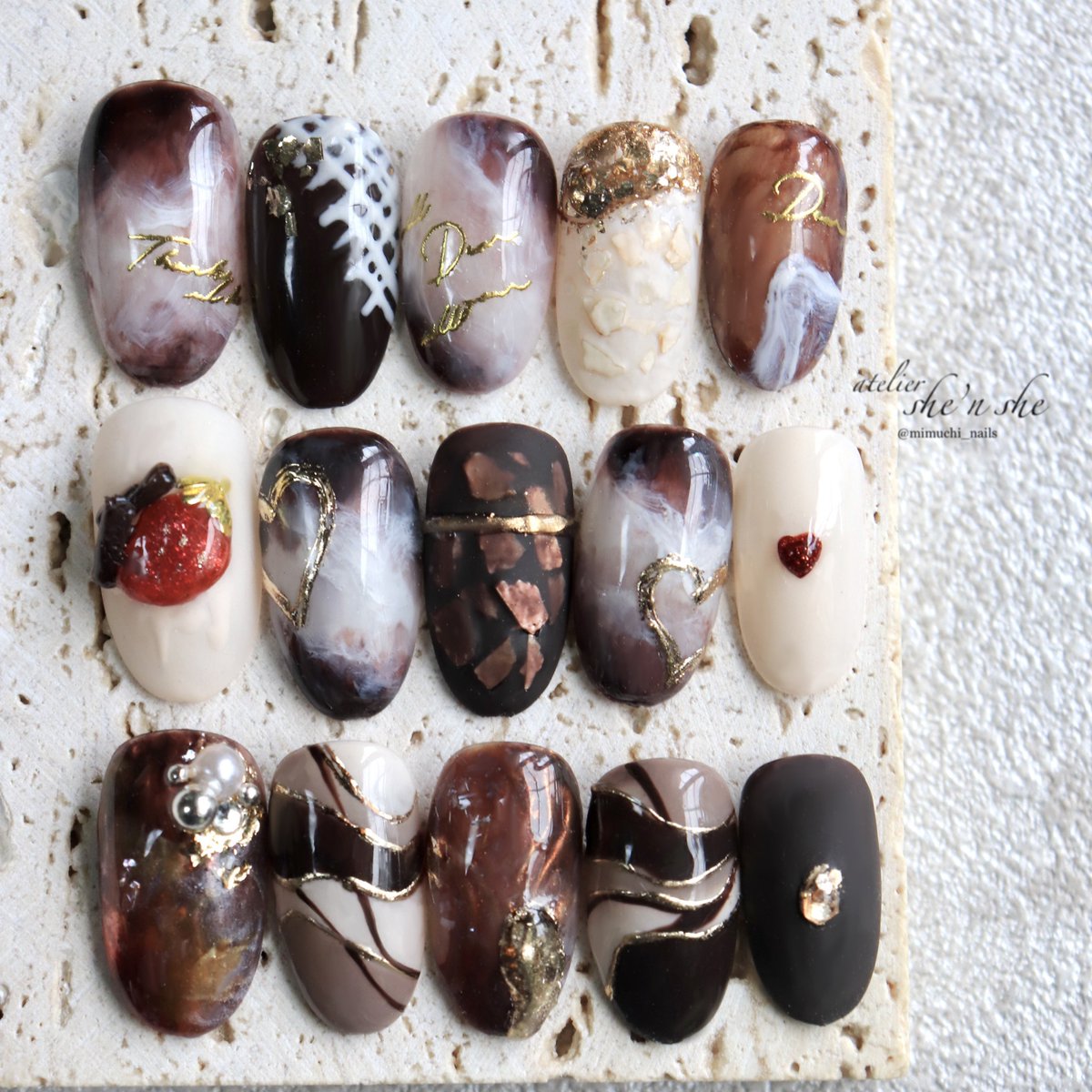 mimuchi_nails's tweet photo. バレンタインネイル♡🍫2023
つくった https://t.co/9MdQbGiWdu