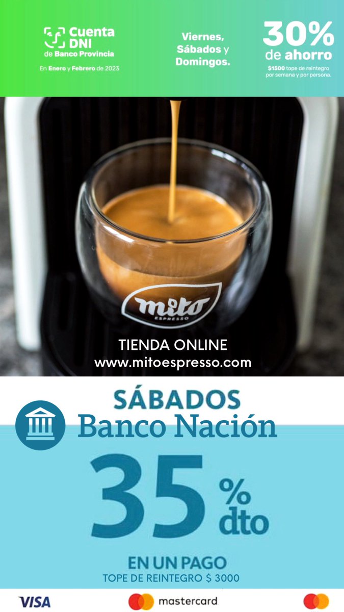 MitoEspresso's tweet photo. Hoy sábados de descuentos en nuestra TIENDA ONLINE: https://t.co/QxdzyMXdCf https://t.co/VDU6chl2v7