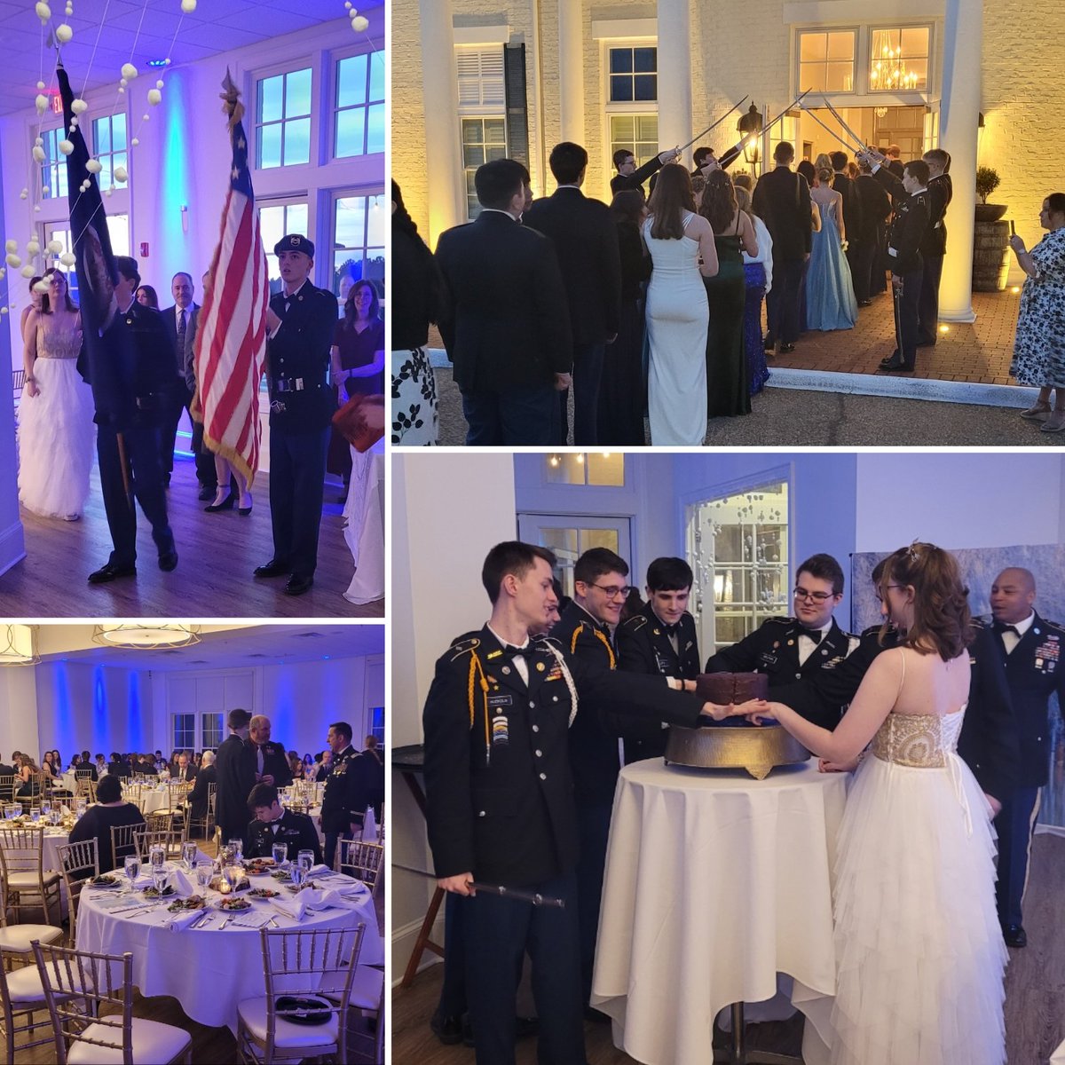 KathMTBC's tweet photo. The PHS JROTC Military Ball was a stunning success. Thank you admin and staff for your support of the program. Congratulations Class of 2023 seniors! @PowhatanHS @PowhatanSchools @ArrowheadPhs https://t.co/r0gxzyh3Jm