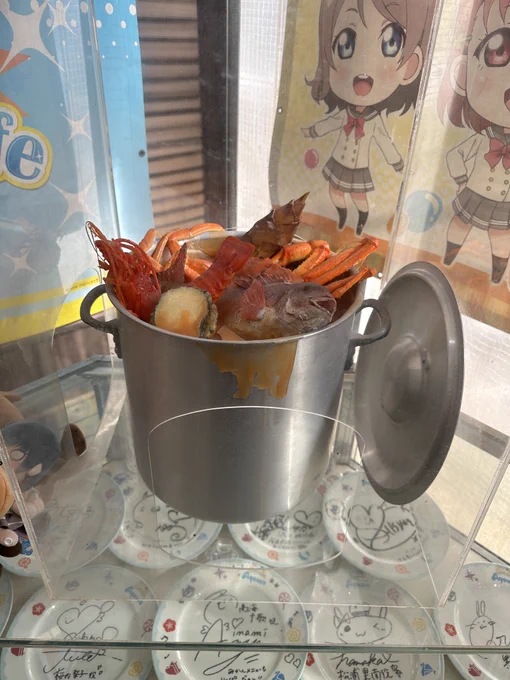 朝サンシャインカフェにて果南ちゃんお祝い 