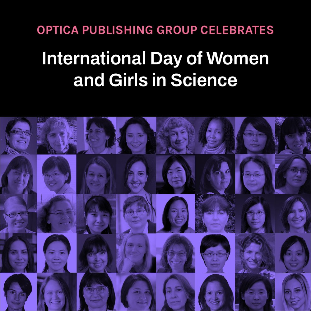 Optica Publishing Group on Twitter "Happy International Day of Women