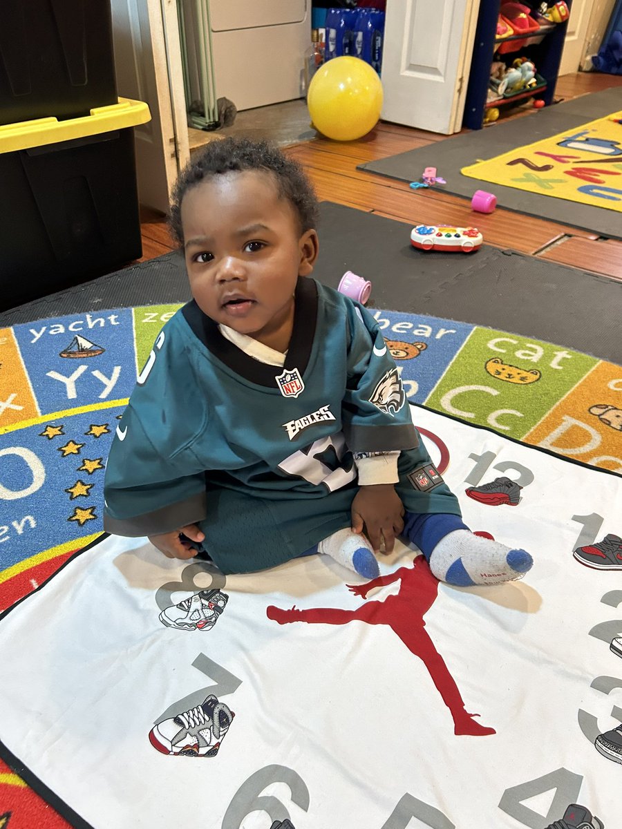 We are ready for the Super Bowl! Go birds 🦅 #6ABCACTION