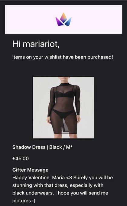 I am receiving my first Valentine Day gifts 🥺❤️ I am so looking forward to wear this soon! https://t<a href="/tag/mvsales"class="tags"><span>#mvsales</span></a>