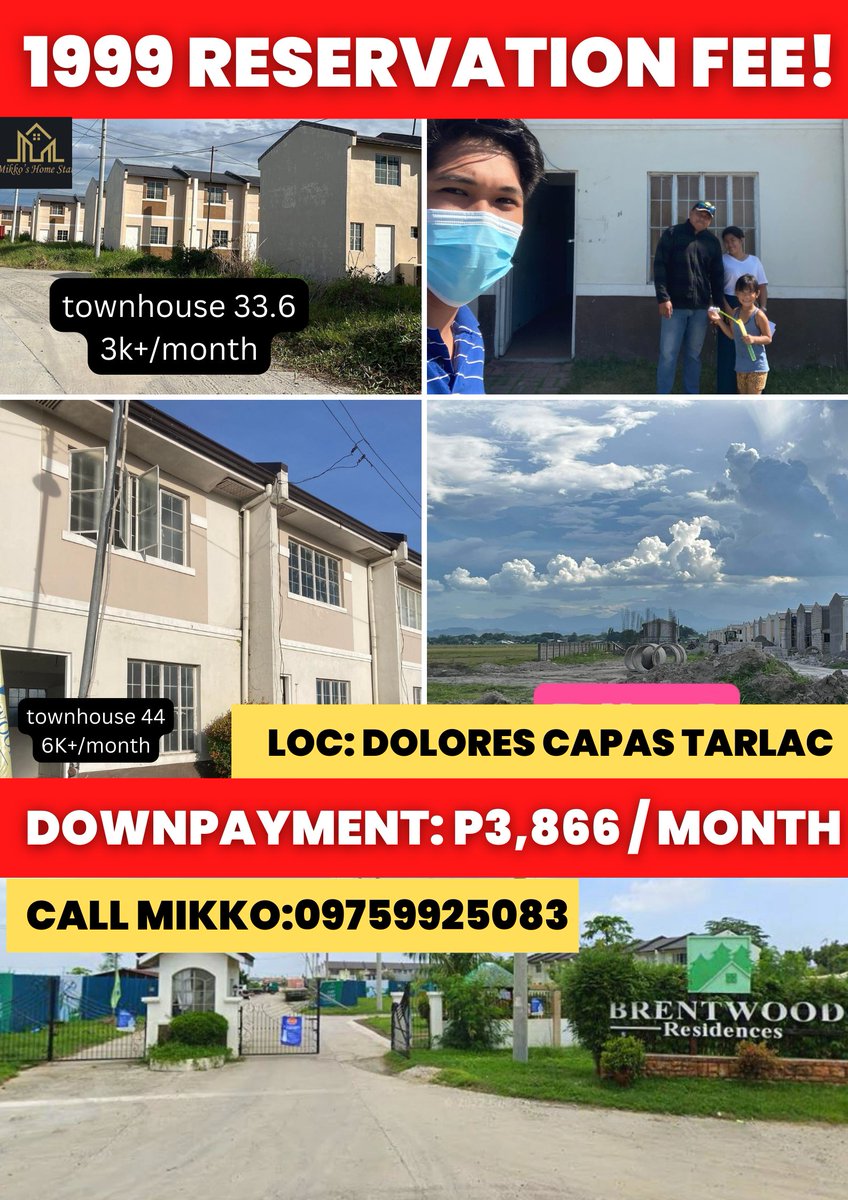 MikkoHomestate's tweet photo. FREE SITE TRIPPING ❗FREE SITE TRIPPING❗
Thank you MR. M and Family for visiting us and we look forward to the opportunity to welcome you as a member of our community.
🔥Reserve for only 1,999
#brentwood #BrentwoodResidences #BrentwoodResidencesCapas #APECHOMES #apechomestarlac https://t.co/hLXbCvGkyt