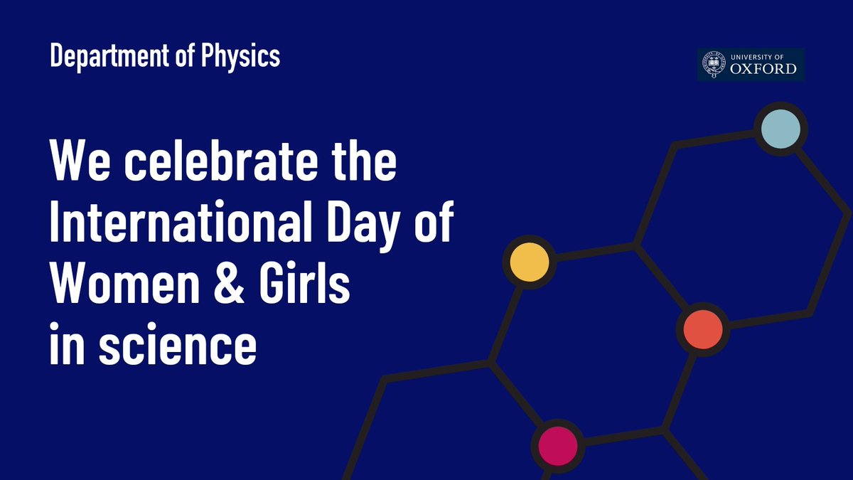 Happy International Day of Women & Girls in Science!

#womeninstem #womeninscience #womeninphysics #womensupportingwomen #girlsinscience #STEM