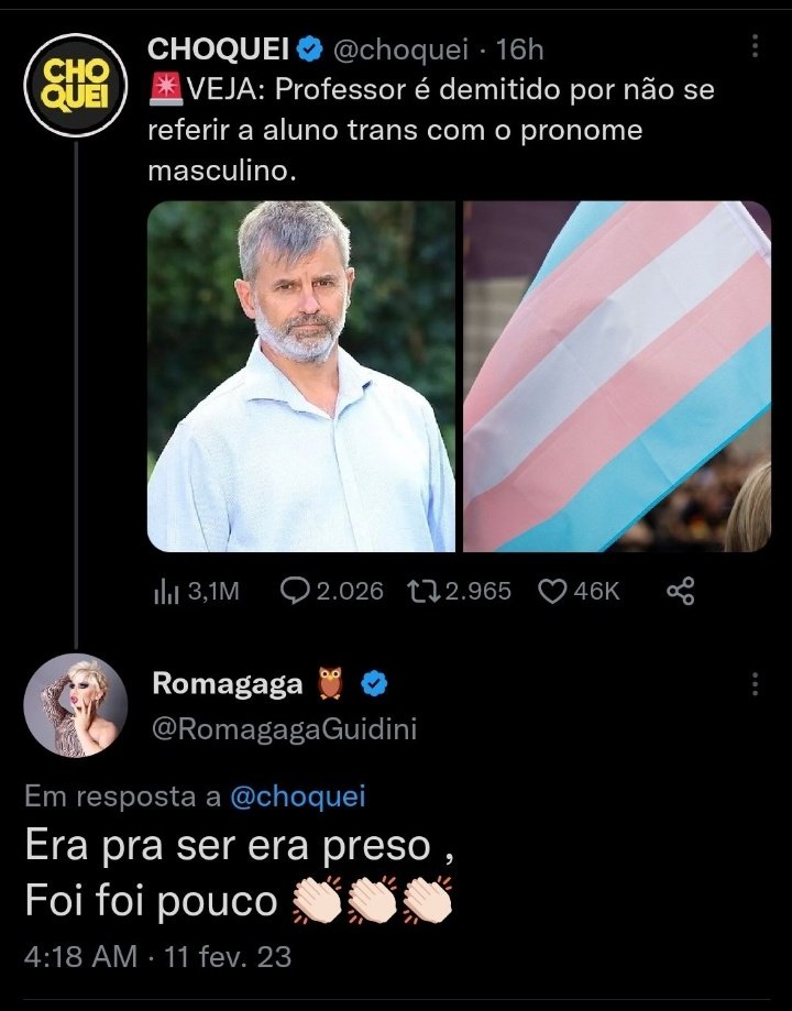 LGBTS passando vergonha tweet media