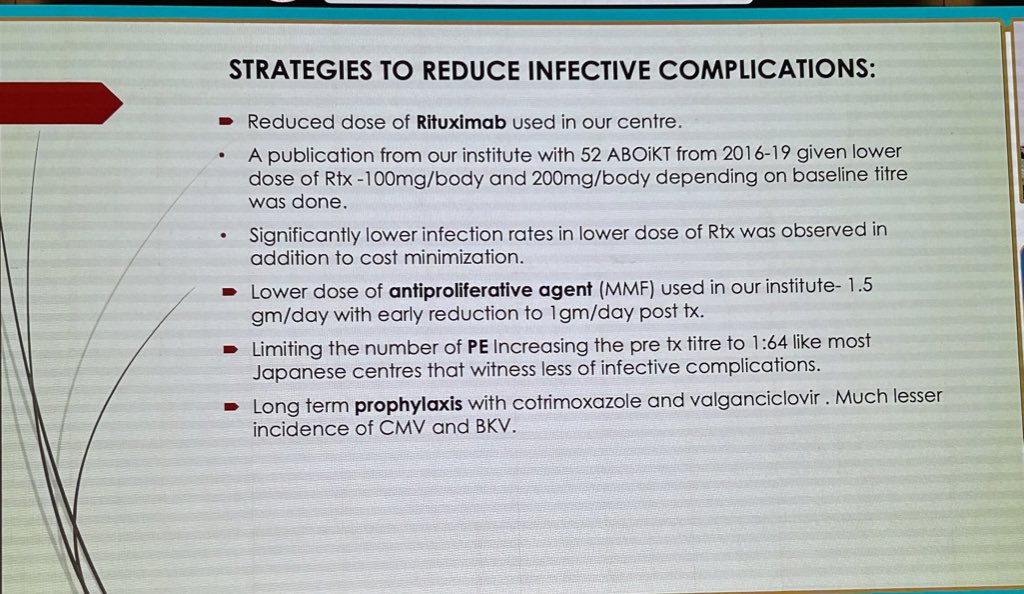 Dr Deepak Ray of Rabindranath Tagore Hospital Kolkata presents his modified protocol for ABOi #kidney #transplant as a strategy to reduce infections, at the #ISNSCCON 2023 in Coimbatore.
His paper on this subject 👉 sjkdt.org/article.asp?is…