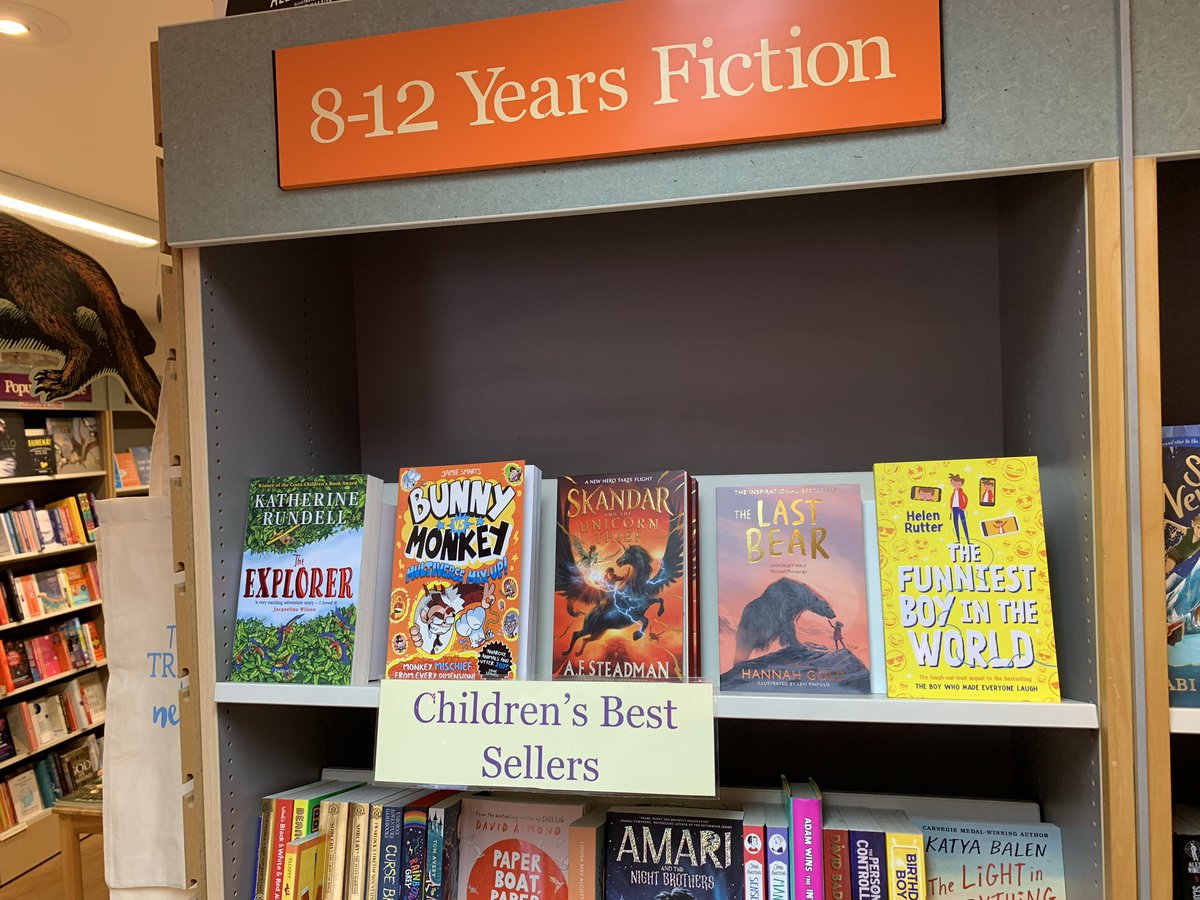 Best selling in kids! Some great titles here, some new & some much loved ones! The Last Bear is unbeatable as an awe inspiring and beautiful story and ITS GETTING A SEQUEL! Make sure you pop into store to read it now! #thelastbear #findingbear #hannahgold #winstones #sidmouth