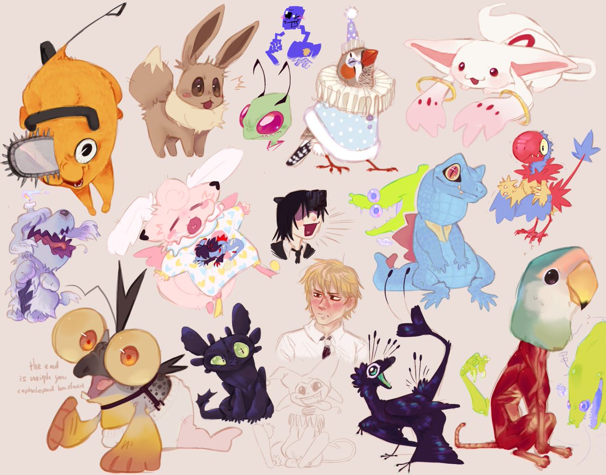 shibesky_'s tweet image. Pinned post!
Hi I'm shibesky/moray eels, I like drawing little (paleo)critters, fanart and ocs^^
sometimes I paint, model & animate 2D&3D.
I try to post art once a week:-)
prosh_p, inc_st, pe_dos, l*li & sh*ta-cons get blocked obv
Please dont follow me if youre a public nsfw blog