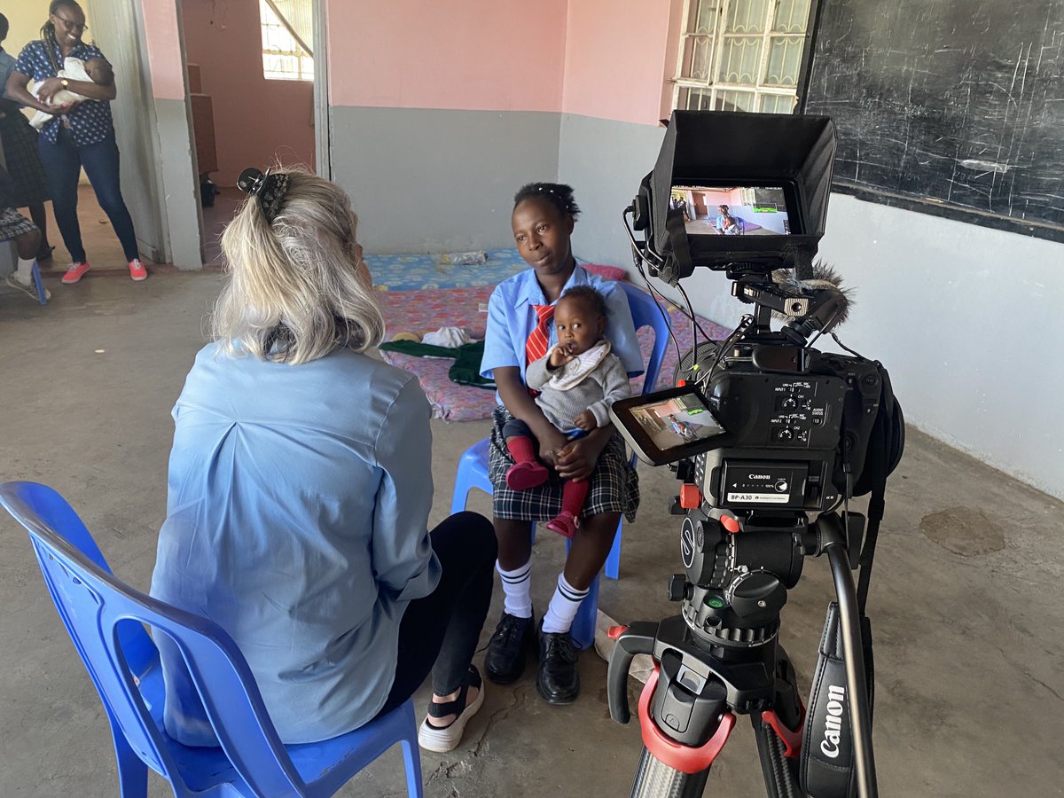 LisaLaFlamme_'s tweet photo. This is Sarafina at the Greenland School for teenage mothers in Kenya. She and her baby girl live here with 70 other students. Survivors because of ⁦@purity_gikunda⁩ who says with resources, more girls could be given this chance. ⁦@jhrnews⁩ helped spread the word. https://t.co/YaQkETDVWE
