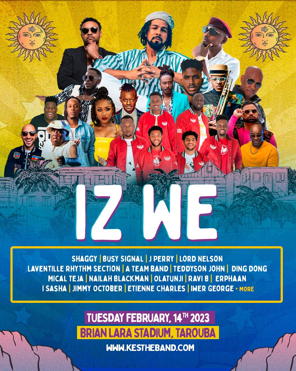 Kestheband's tweet photo. Meet the cast of #IZWE '23! 1 Concert, 2 Stages! Get your tickets now at https://t.co/VXMlG3koI4 and Haagen-Dazs, Bagalito Enterprises, Wrapworks & Xtreme Solutions locations nationwide! #SunStage #MoonStage https://t.co/v1MK53MZAy