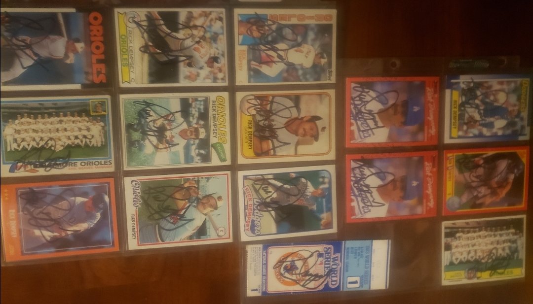 In an effort to grow Twitter account...giving away some signed cards! Make sure to follow me and retweet to be considered. For an extra entry follow <a href="/TBW_baseball/">The Baseball Warehouse</a>. Will reach out to the winners next Sunday night. Thank you for your support!