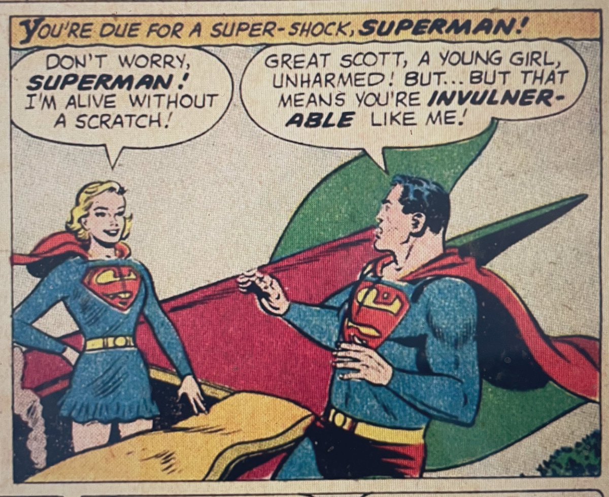 aspiringkrypto's tweet photo. It was great to read the first appearance of #Supergirl!

Interesting to see how the character has changed… Fun fact: she was originally called Linda Lee!

📸 from Action Comics #252 https://t.co/MVCoKBNWsD