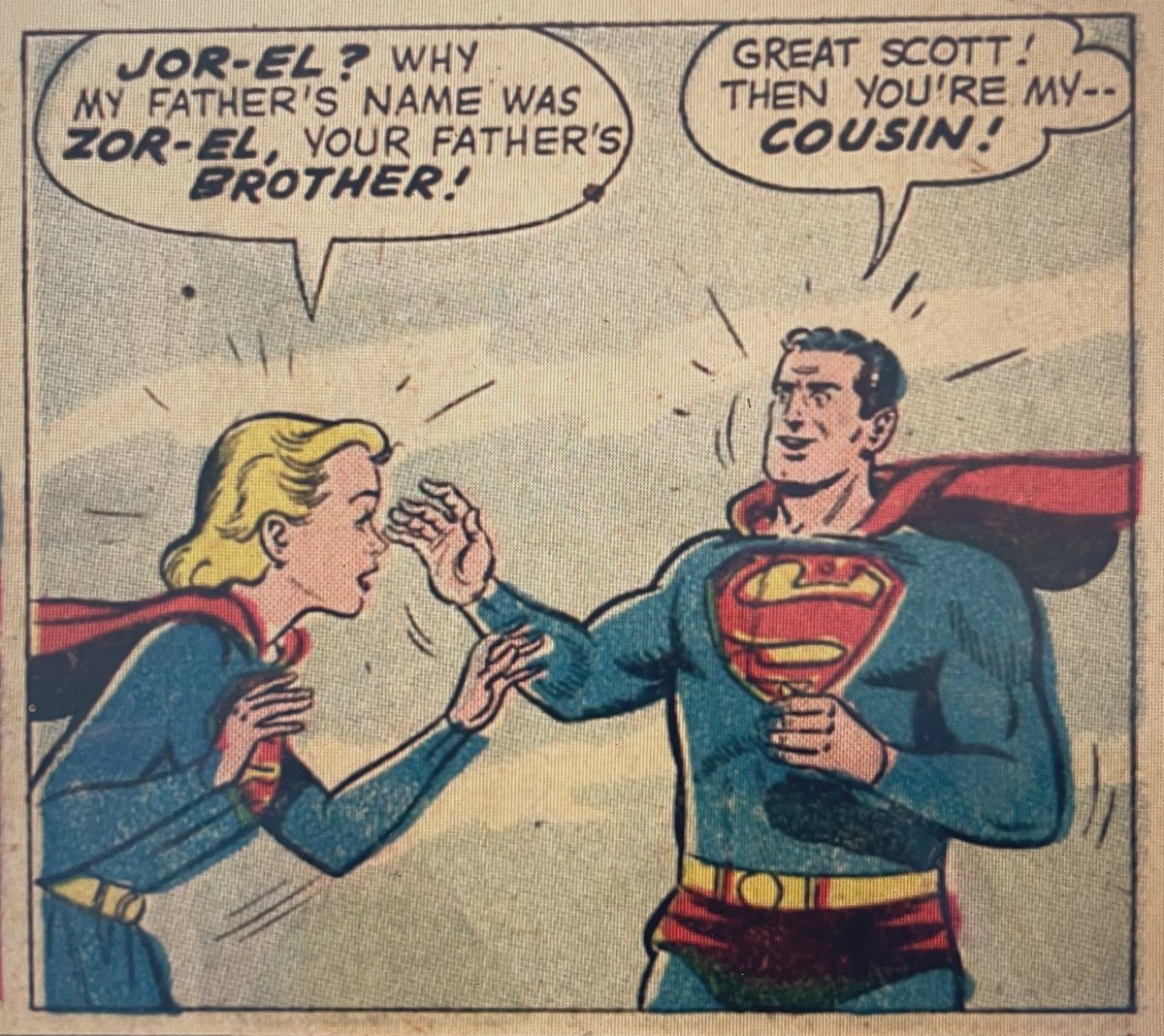 aspiringkrypto's tweet photo. It was great to read the first appearance of #Supergirl!

Interesting to see how the character has changed… Fun fact: she was originally called Linda Lee!

📸 from Action Comics #252 https://t.co/MVCoKBNWsD