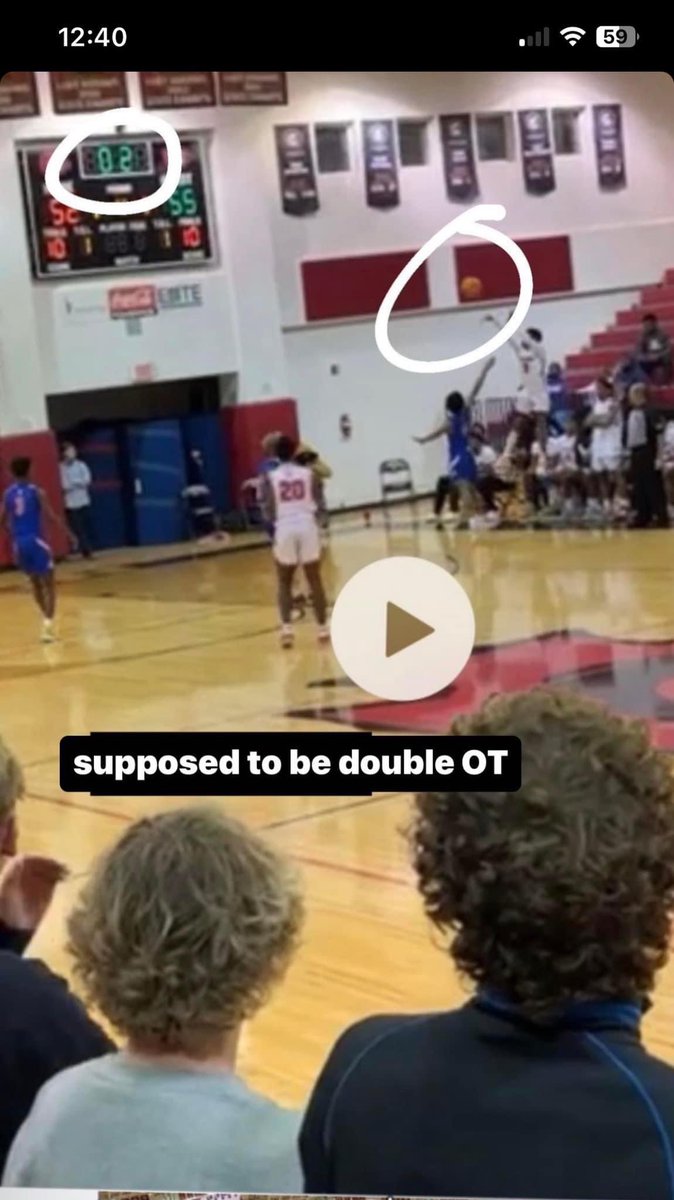 Game should have DEFINITELY went into double OT! Where’s the “truth and honor?” <a href="/MCJagsBball/">Madison Central Basketball</a> <a href="/MCHSjags39110/">MadisonCentralHS</a> <a href="/misshsaa/">MISSHSAA</a>