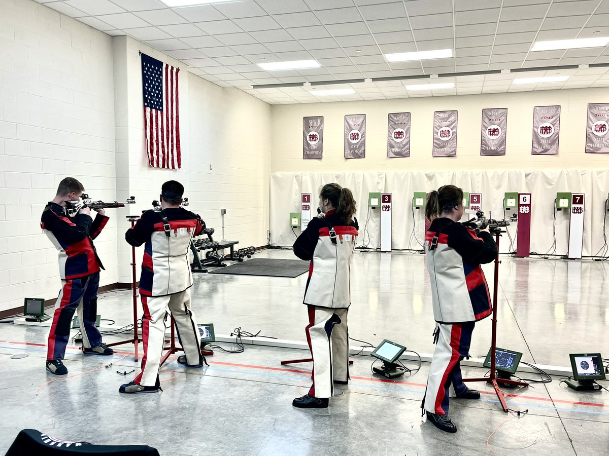 paynejt's tweet photo. @CreekAthletics1 SCHS Rifle Team competing at the TN Jr Olympic Qualification Regional Match at MBA Friday night in Nashville. Results Sat night. https://t.co/7T7kVaUa5O