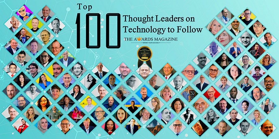 I’m honored to be listed — Top 💯 Global Thought Leaders on Technology to Follow: theawardsmagazine.com/global-thought… by @MagazineAwards 🙏
—————
#EmergingTech #DigitalTransformation #BigData #MachineLearning #AI #DataScience #IoT #IIoT #IoTPL #IoTCL #Edge #Blockchain #Metaverse