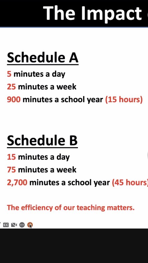 Time is important during reading instruction #katybilingual