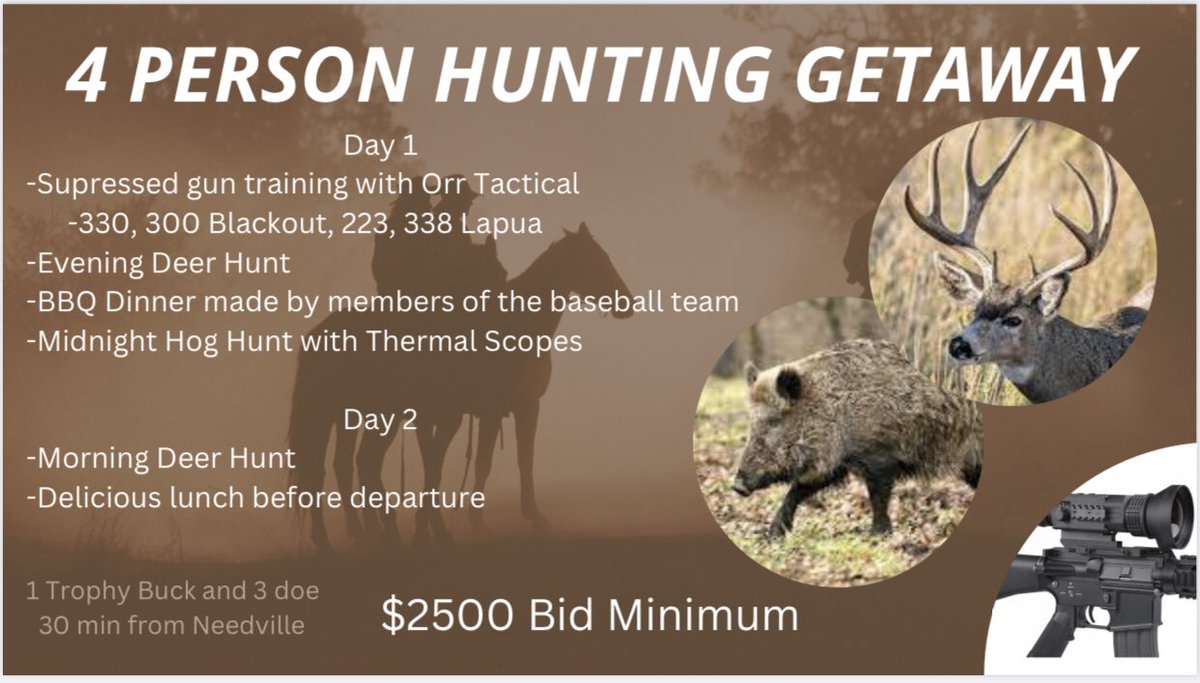 Silent auction item for today. 2/11/23 1:00 alumni game