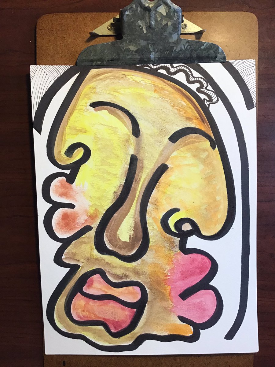 DArscorpius's tweet photo. We LOOK to the Past, We FOCUS on the Present, and CONTEMPLATE upon the Future. Original Art by Darscorpius. #originalart #originalartwork #drawnbyhand #handdrawn #lefthandedartist #sharpieart #africanamericanart #faces #biglips #abstractart #blackfaces #peopleart #blackartist https://t.co/oaf550e0tY