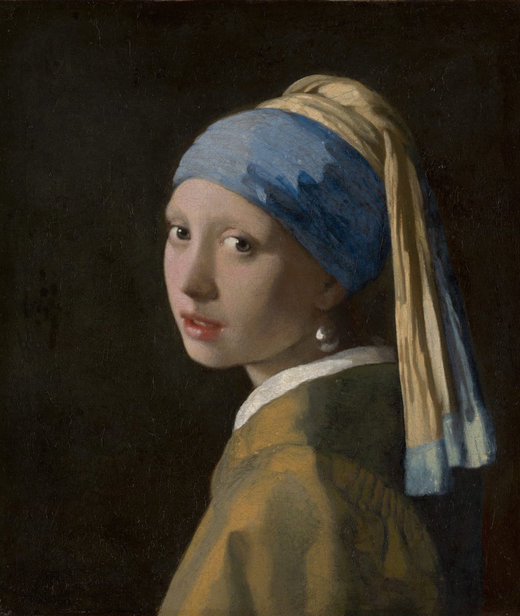 patriziarn's tweet photo. “It Was No Pearl Earring”. The pearl earring in Johannes Vermeer’s famous masterpiece was likely a fake, researchers say. https://t.co/BcLgJGN0JL #art #painting #pearlearring #girl #twitterart https://t.co/p0nE8aVsNL