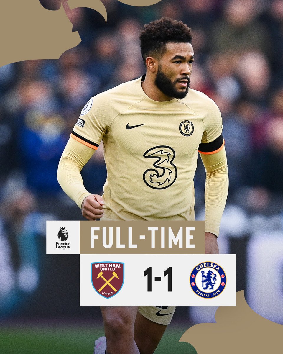 What’s your thoughts on the final result 1-1? #WHUCHE