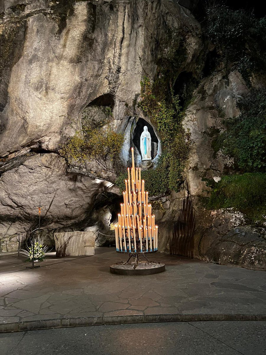 Fr Stephen Gorman, Raphoe Diocesan pilgrimage Director, is remembering everyone in prayer and Mass today at the Grotto in Lourdes, on this Feast of our Lady of Lourdes and world day of the sick. 

Our Lady of Lourdes pray for us. 
St Bernadette Pray for us
