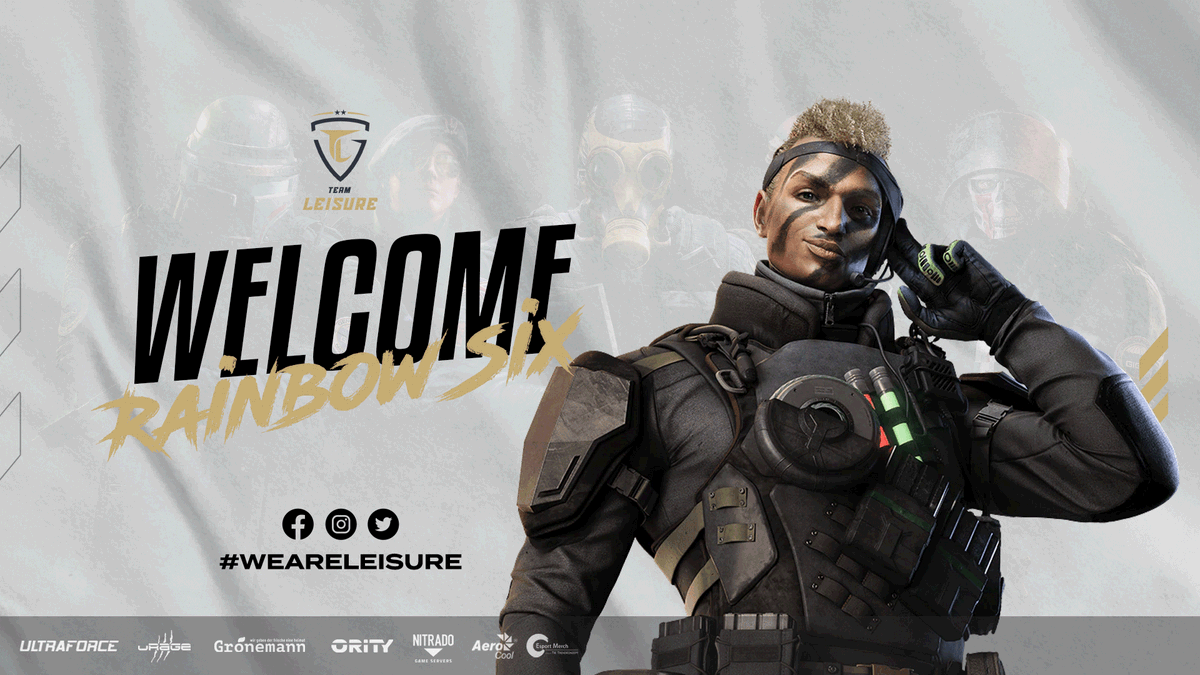 Team_LEISURE's tweet photo. Hier ist es, unser neues #RainbowSixSiege-Team 🤩��🥳

@BursteXR6
@SlothR6 
@ToljiR6 
@13Sensory37 
@Ding_fps 

https://t.co/ppEoorkCqw

#weareleisure

powered by:
@urage_gaming @AerocoolGlobal @wwwultraforcede @ORITYgg @Nitrado @TKtrendkonzept https://t.co/RWt6MCBAHM